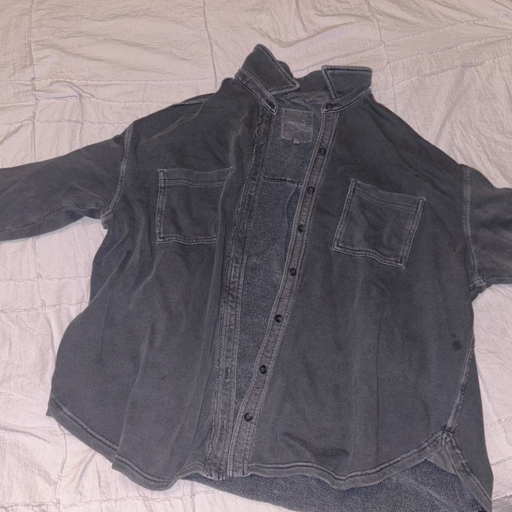 Aerie button up flannel shirt, worn twice, oversized medium, fits like large